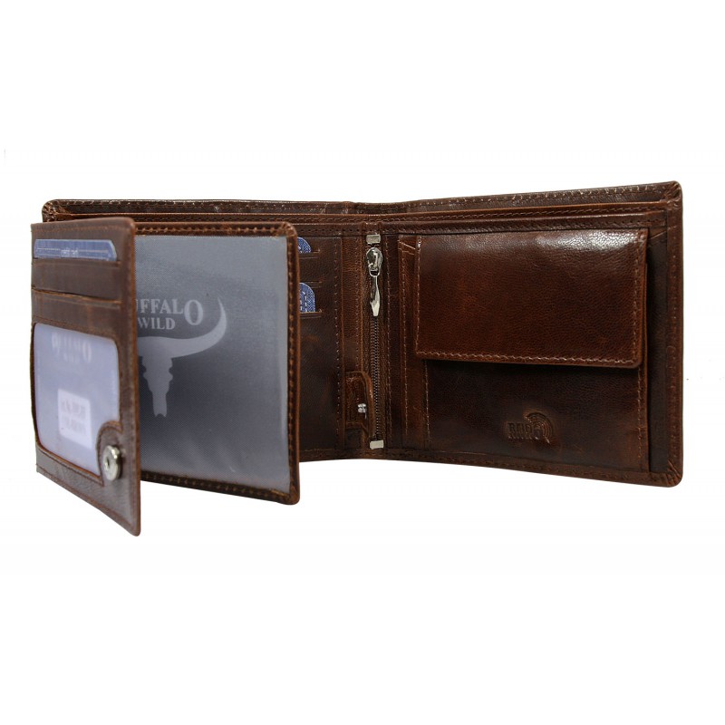 Кошелек мужской Buffalo Wild N992-BW BROWN Кошелек мужской Buffalo Wild N992-BW BROWN